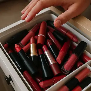 Lipstick graveyard in your drawer