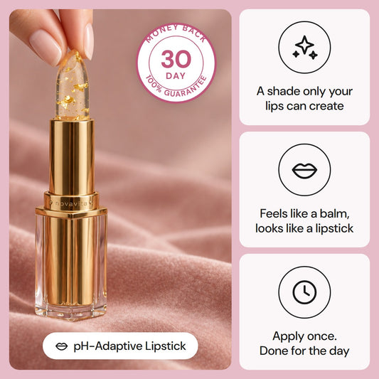 Novavita TrueShade™ - pH Adaptive Lipstick