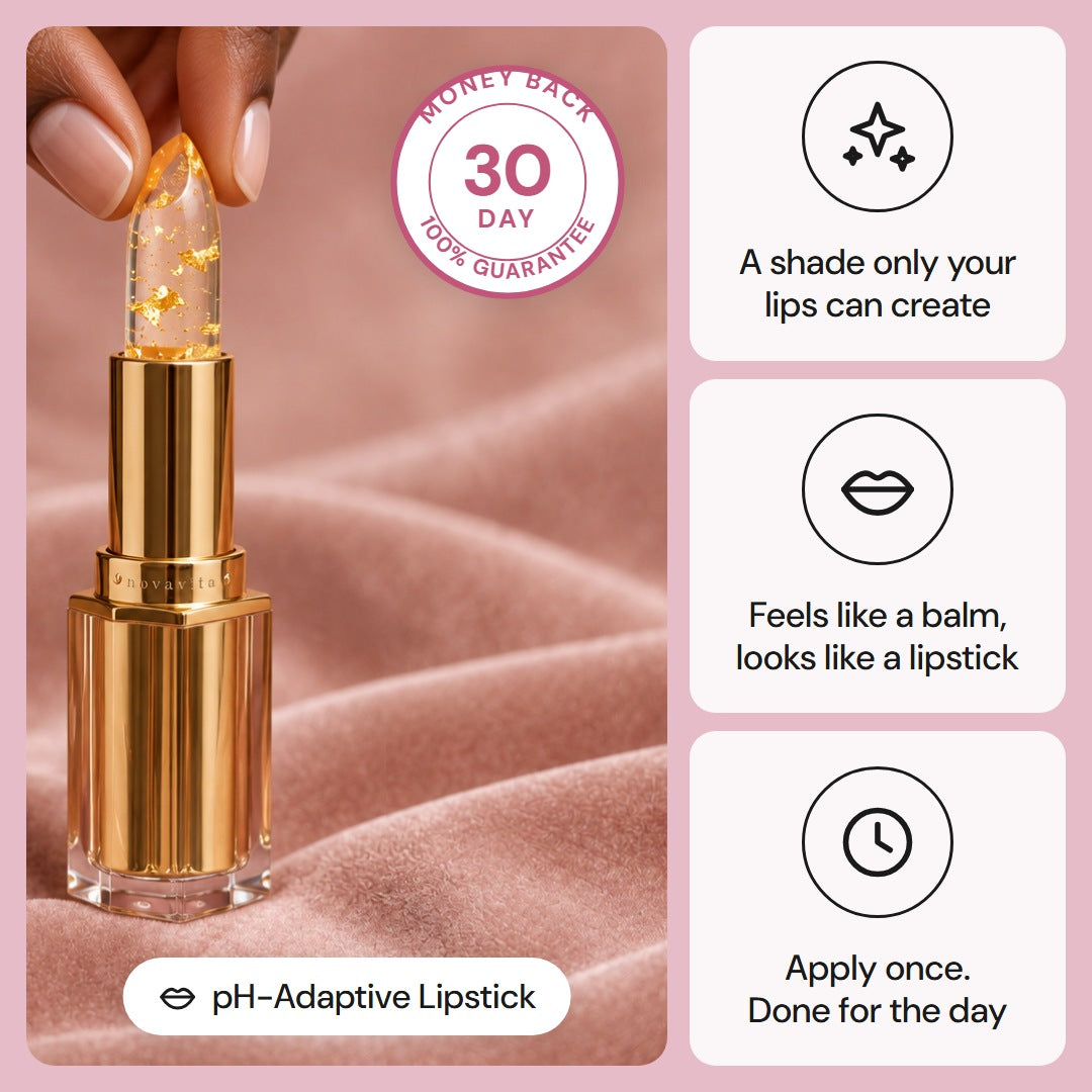 Novavita TrueShade™ - pH Adaptive Lipstick