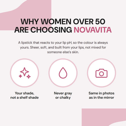 Novavita TrueShade™ - pH Adaptive Lipstick
